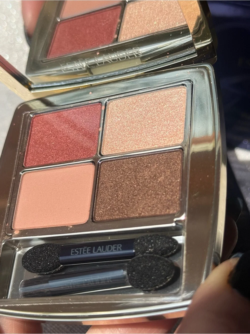 Estée Lauder Pure Color Envy Luxe Eyeshadow Quad 07 Boho Rose NIB Open Box